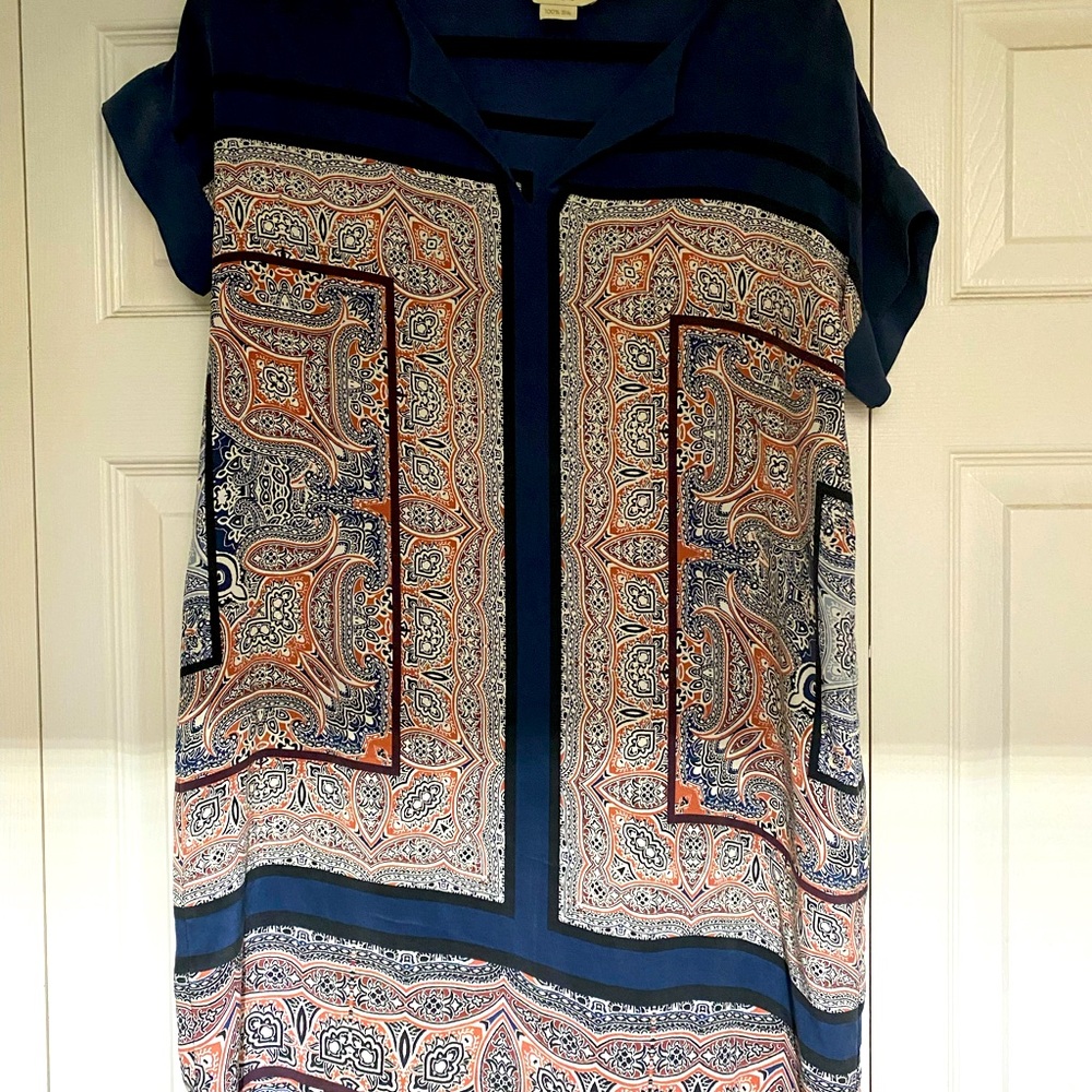 Silk shift dress Cynthia Rowley